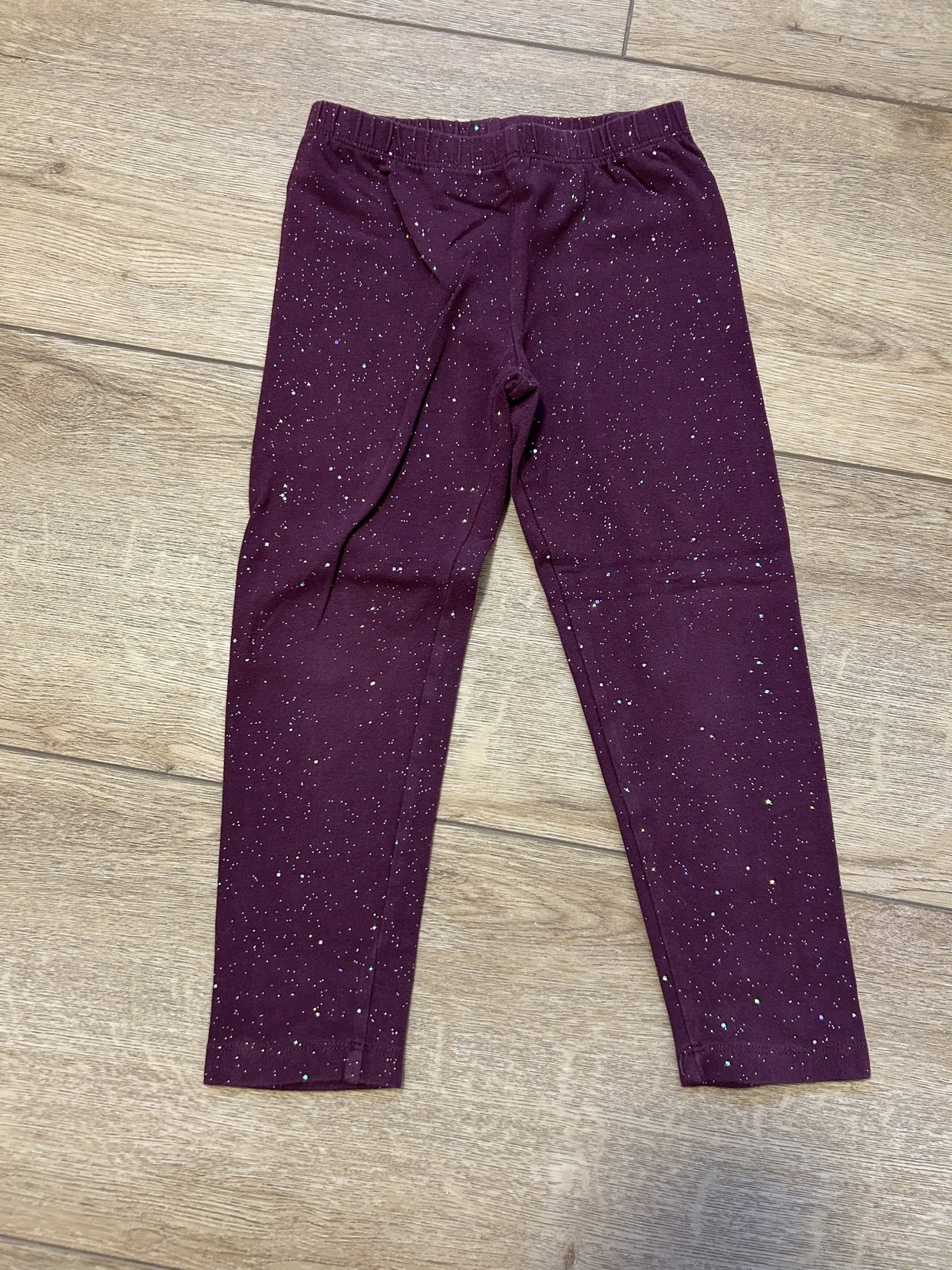 Glitzer Leggins Bordeaux 110