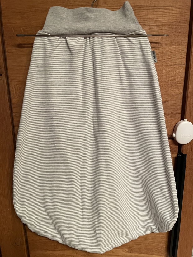 Pucksack, grau gestreift, 6-12 Monate