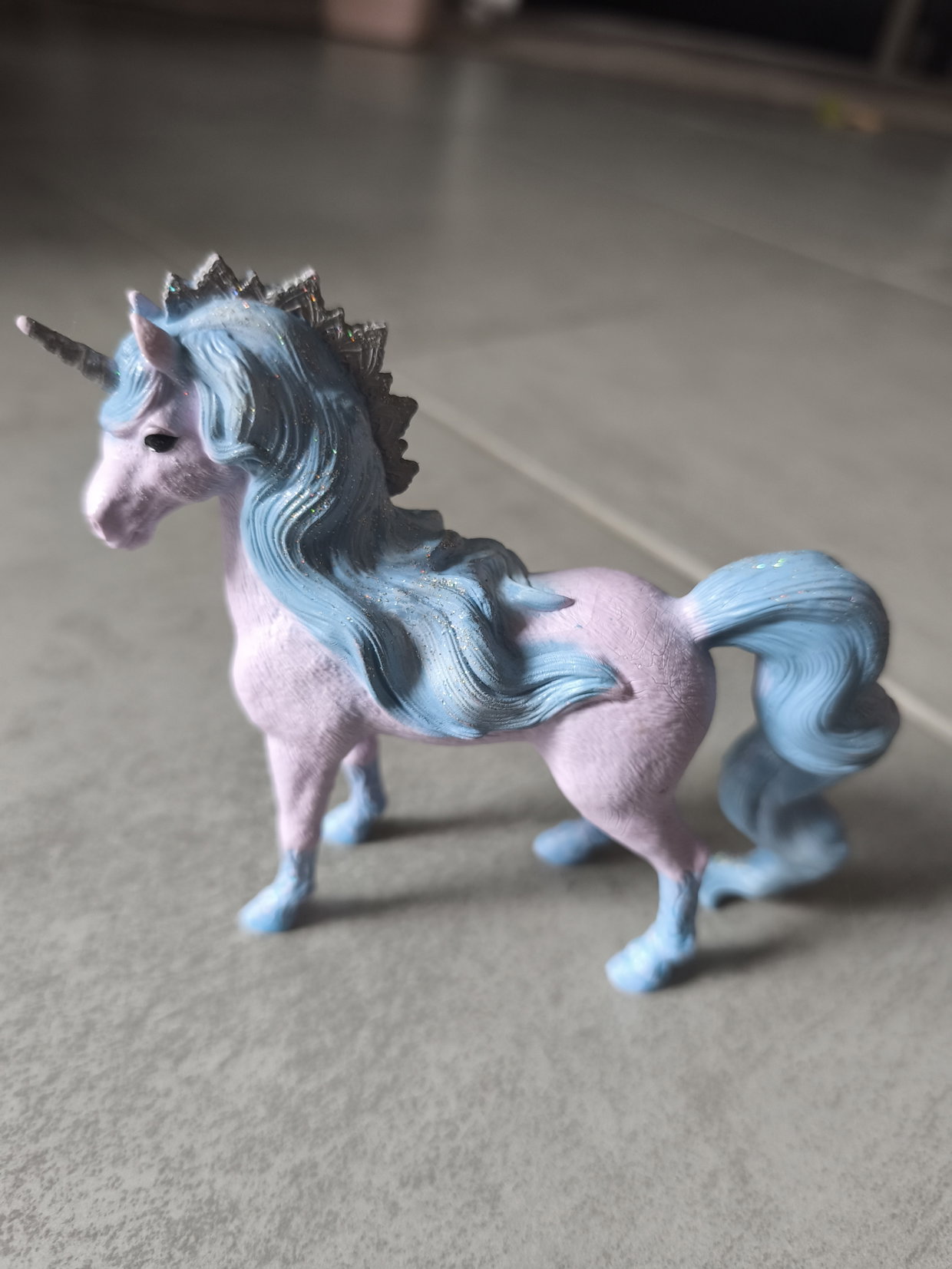 Bayala Schleich Einhorn lila blau 