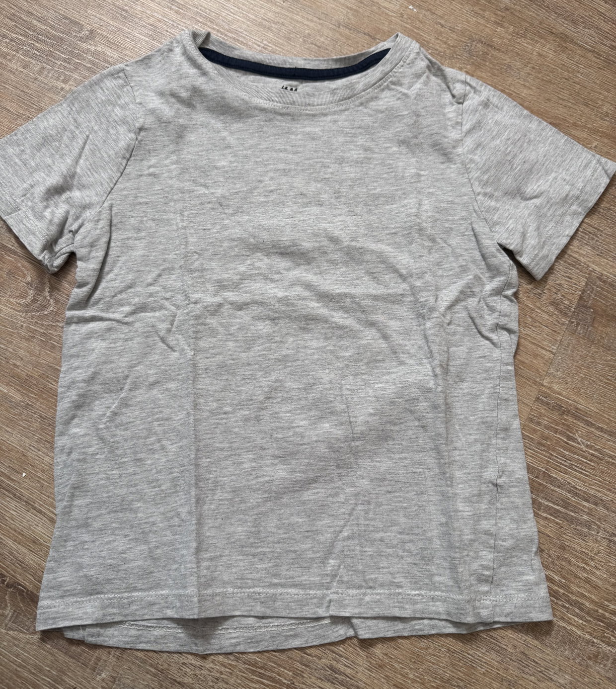 H&M T-Shirt, hellgrau Gr. 122/128