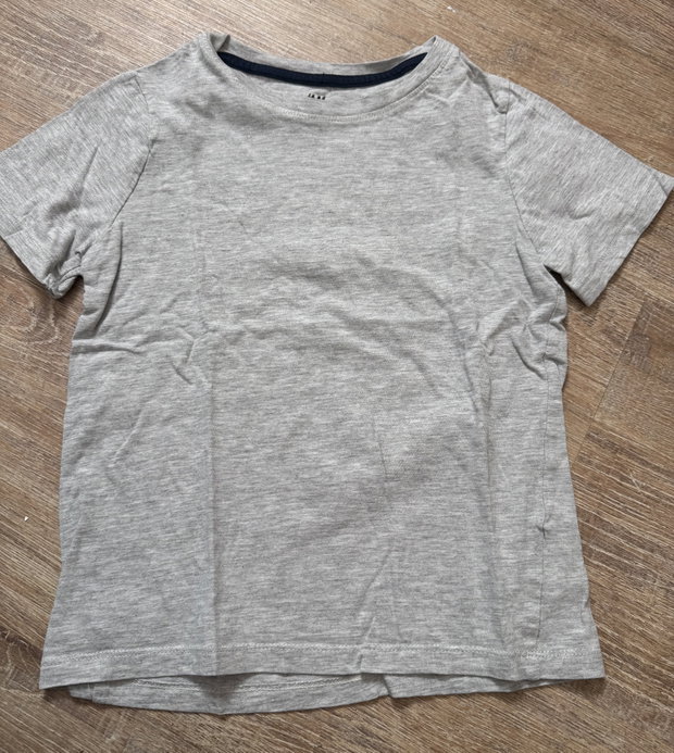 H&M T-Shirt, hellgrau Gr. 122/128