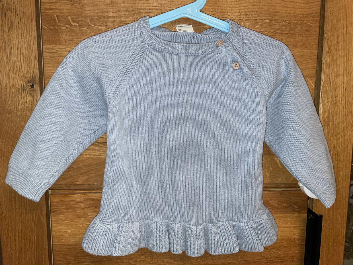Strickpulli, Alana, blau, Gr. 86