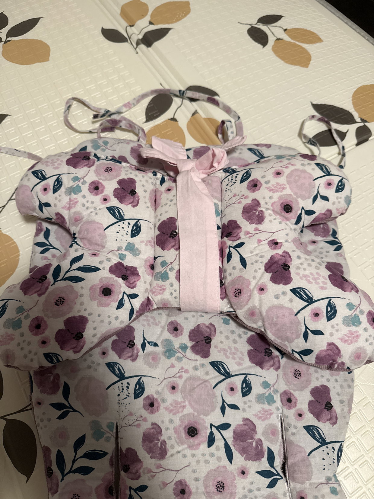 Kissen Kinderwagen Blume 