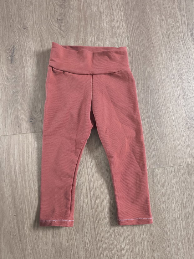 Leggings handmade rostbraun 80