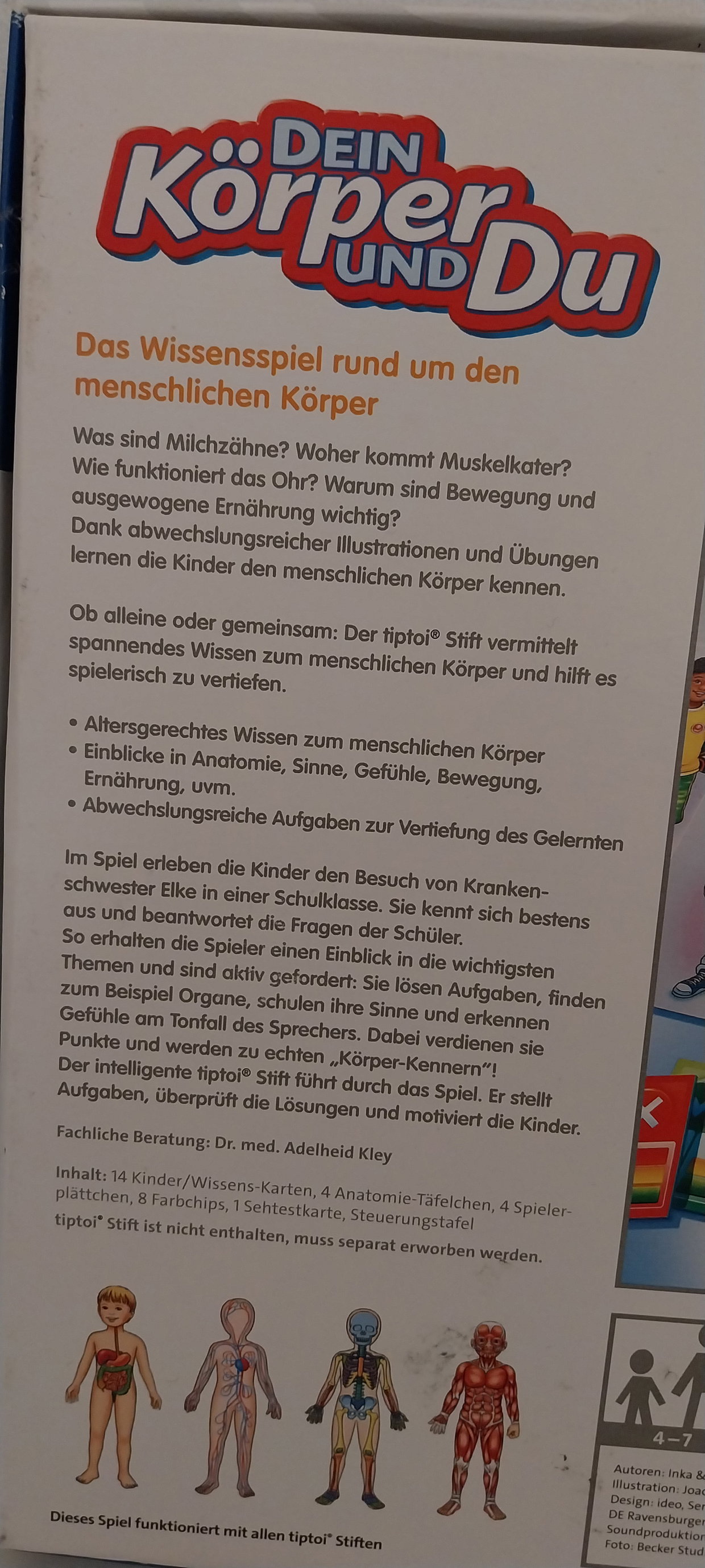 Tiptoi Spiel Dein Körper und du