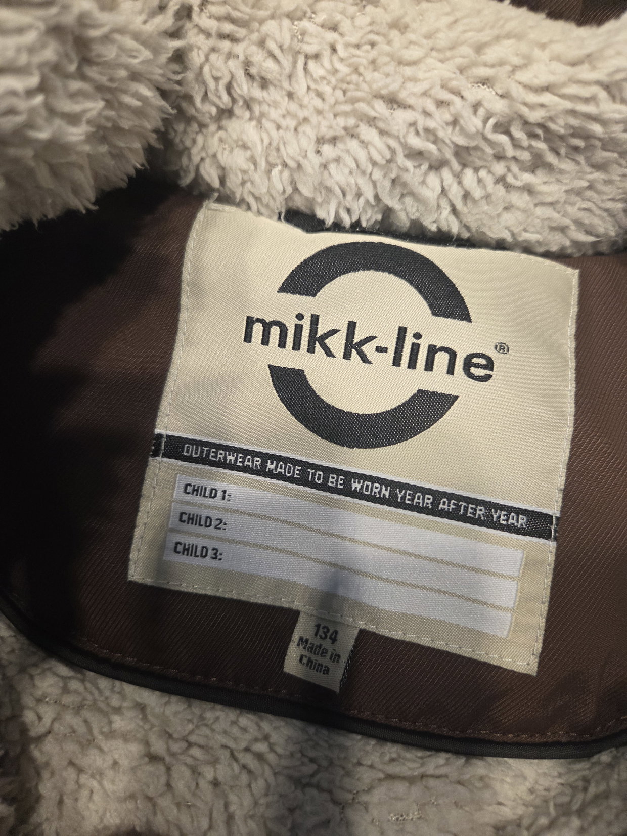 Mikk-line Winterjacke Gr.134