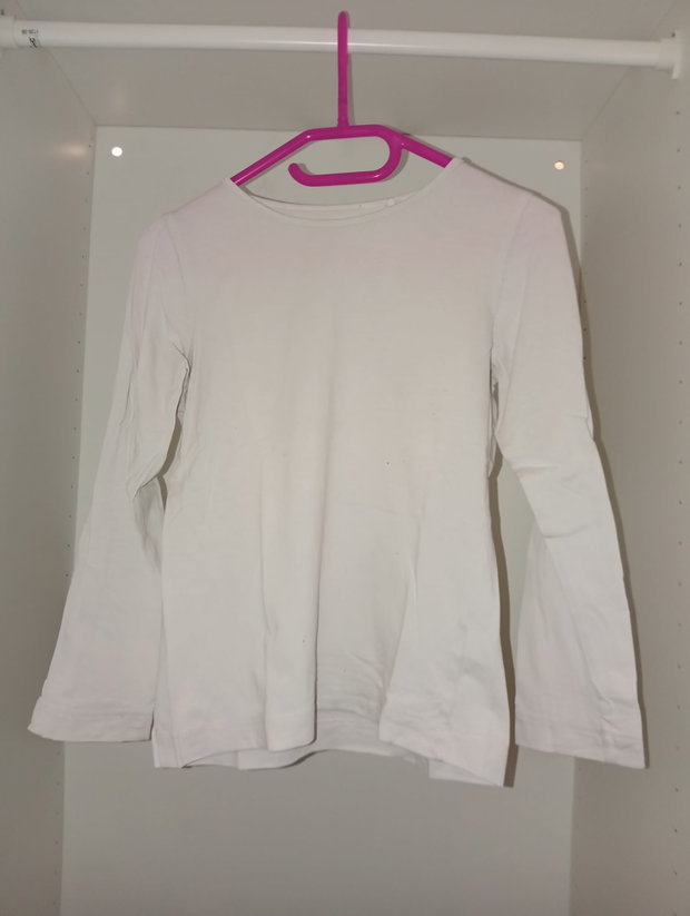 🤍 Weißer Pullover – Gr. 128