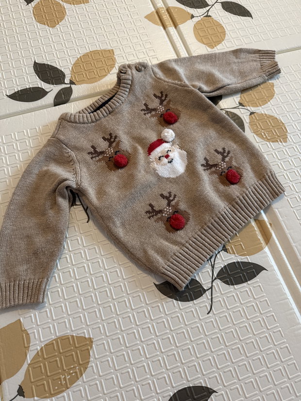 Pullover Weihnachtsmann Gr.62