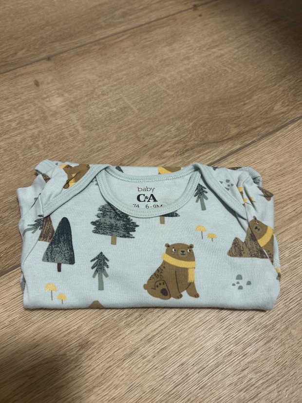 Bodys Bären langarm 74