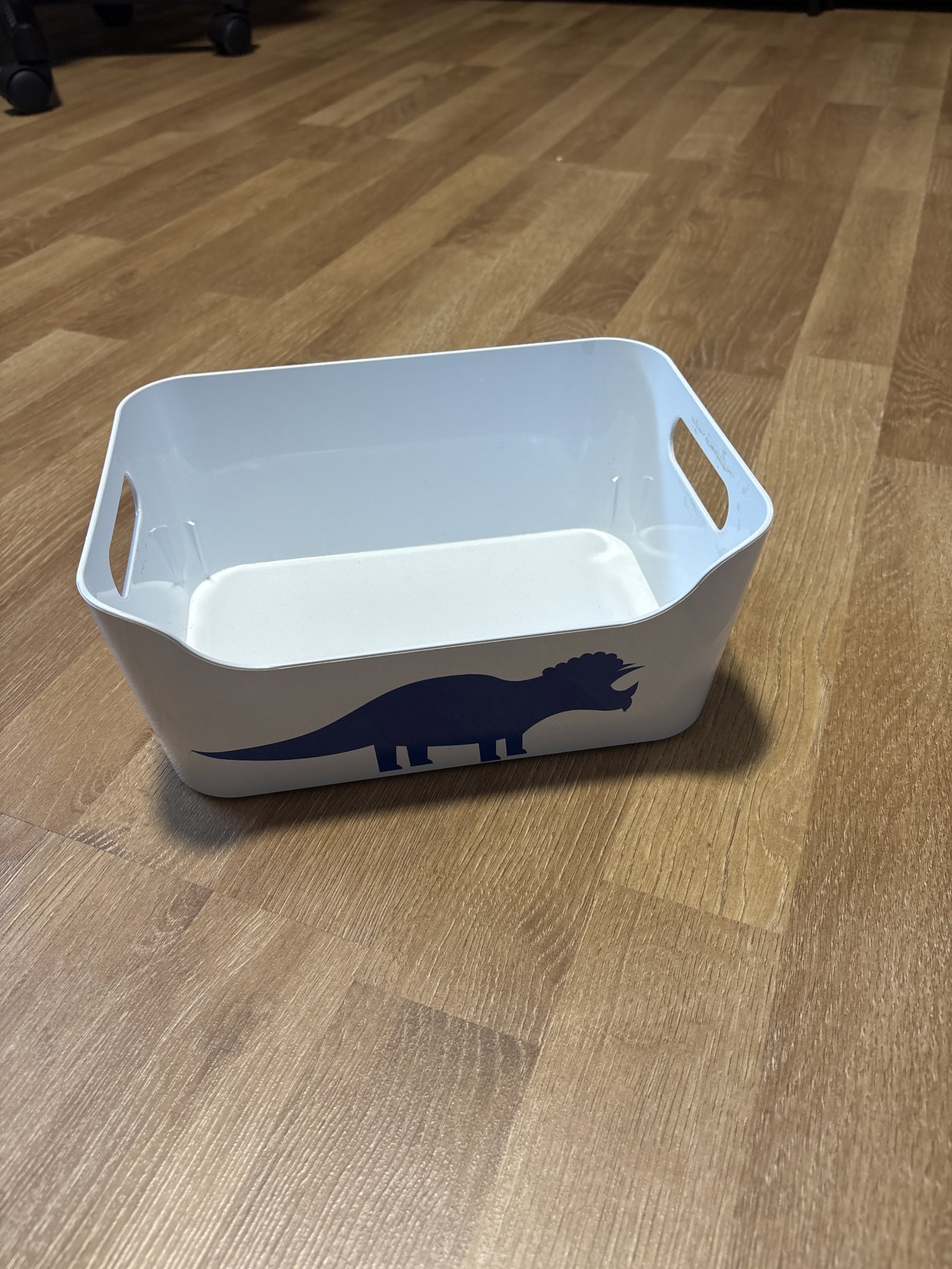 Dinosaurier Box weiß