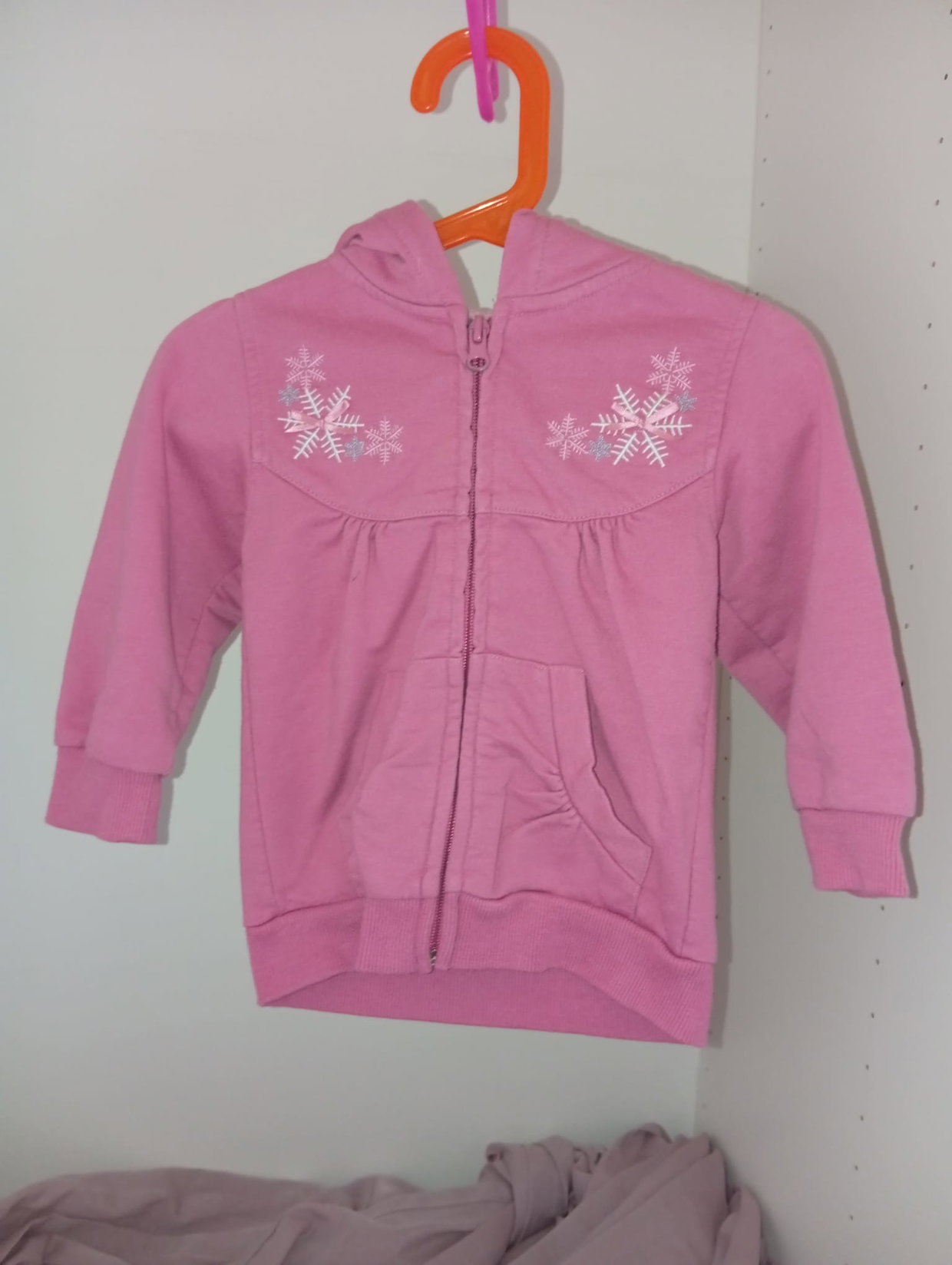 Pinke Strickjacke mit Schneeflocken 🩷❄️