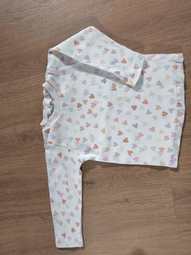 Handmade Herzchen Shirt 80