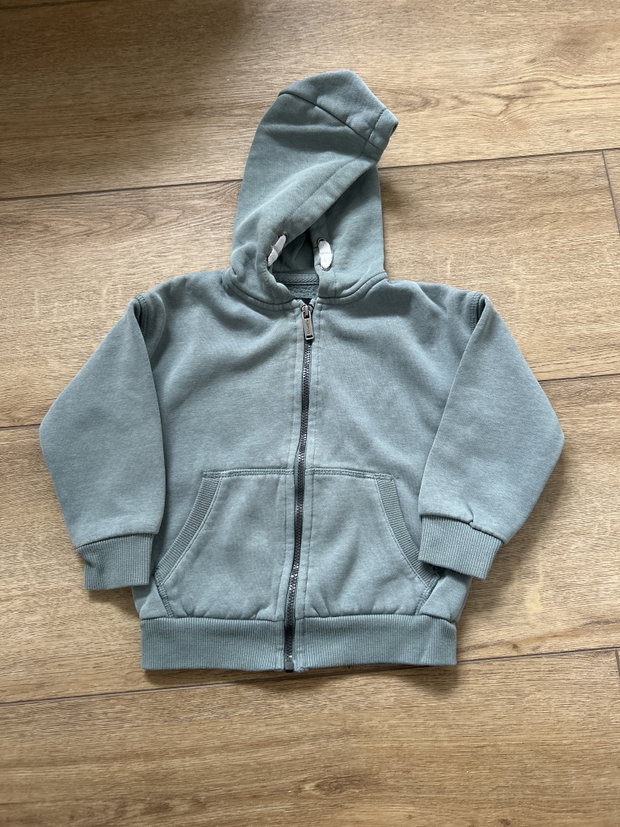 Sweatshirtjacke grün 92