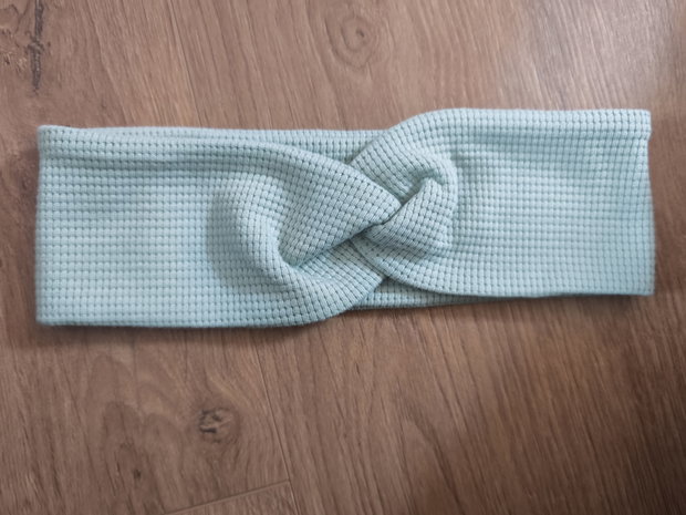 Knoten Stirnband mint grün 