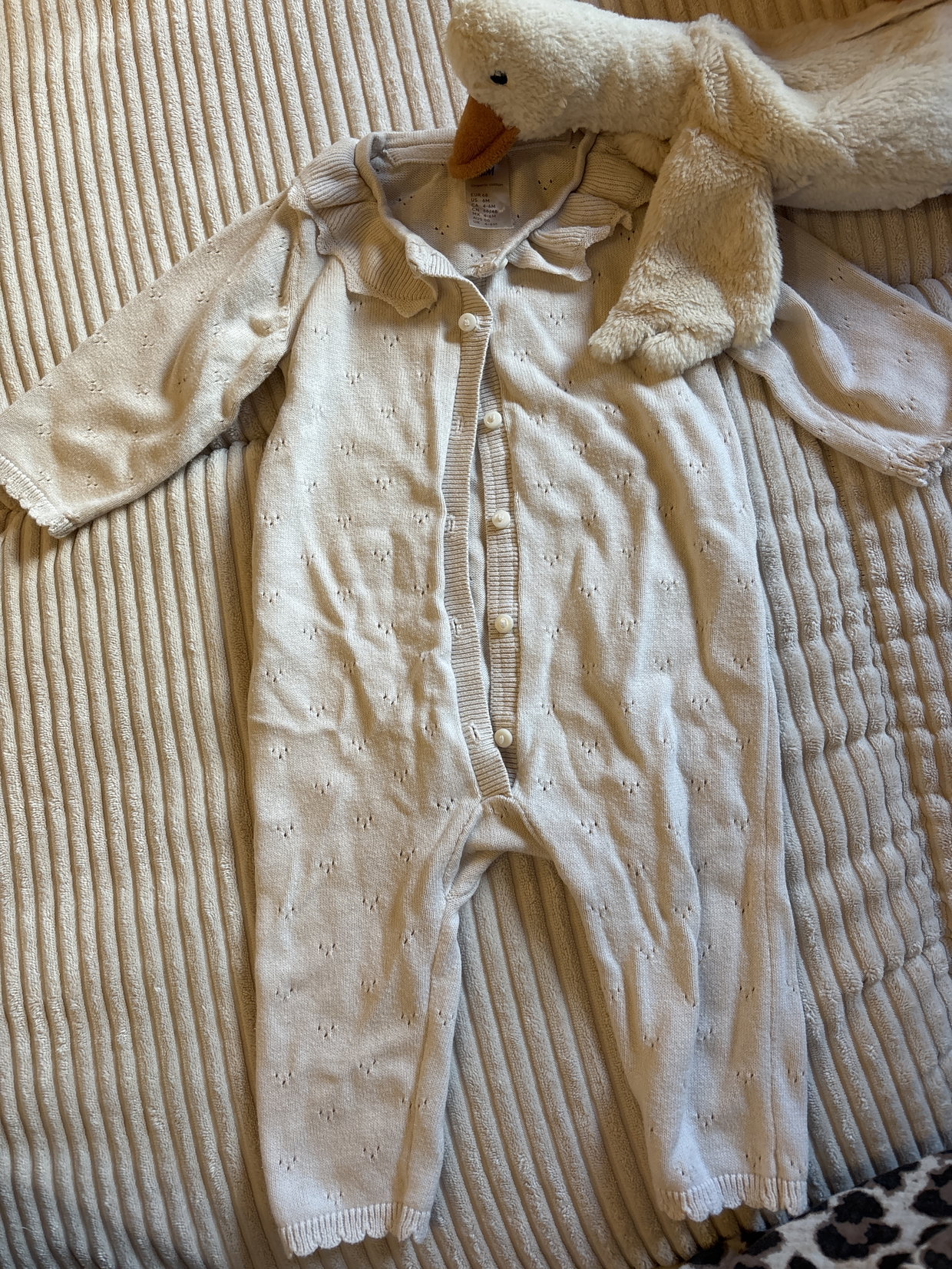 Romper beige, H&M, Größe 68